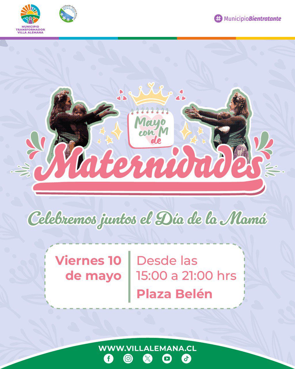 EL DÍA DE LA MADRE SE CELEBRARÁ EN GRANDE EN VILLA ALEMANA