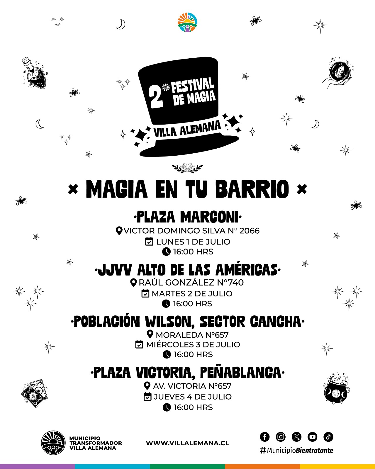 ¡ABRACADABRA! VILLA ALEMANA SE LLENA DE ILUSIÓN CON EL REGRESO DEL POPULAR FESTIVAL DE MAGIA