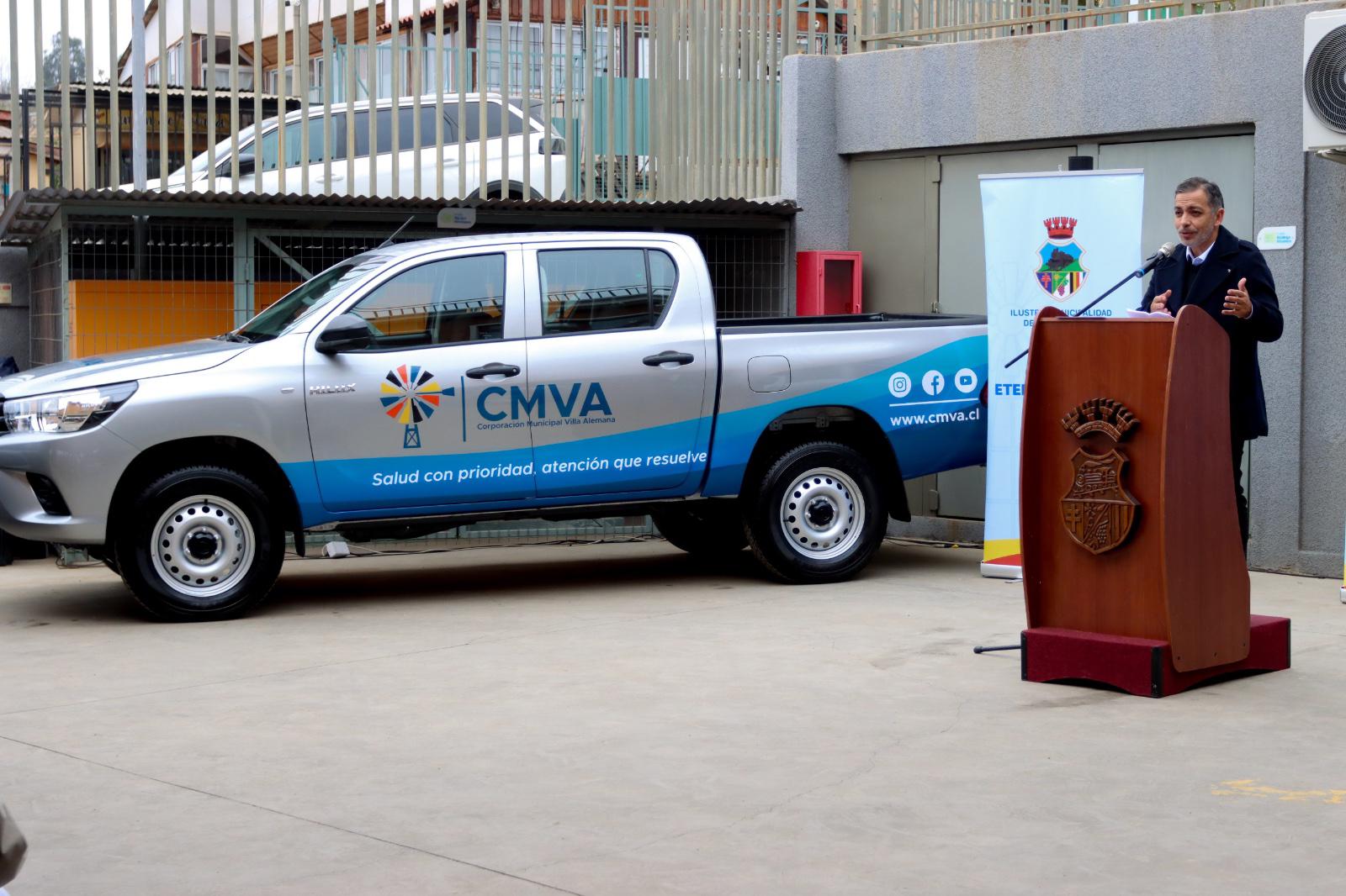 VILLA ALEMANA REFUERZA SU ATENCIÓN PRIMARIA DE SALUD CON CINCO NUEVAS CAMIONETAS PARA LOS CESFAM