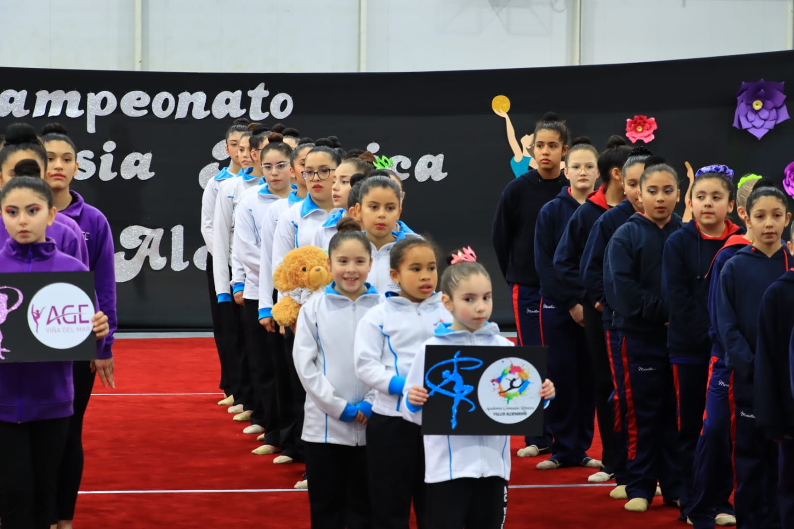 Realizan el Primer Campeonato de Gimnasia Rítmica de Villa Alemana con más de 200 gimnastas