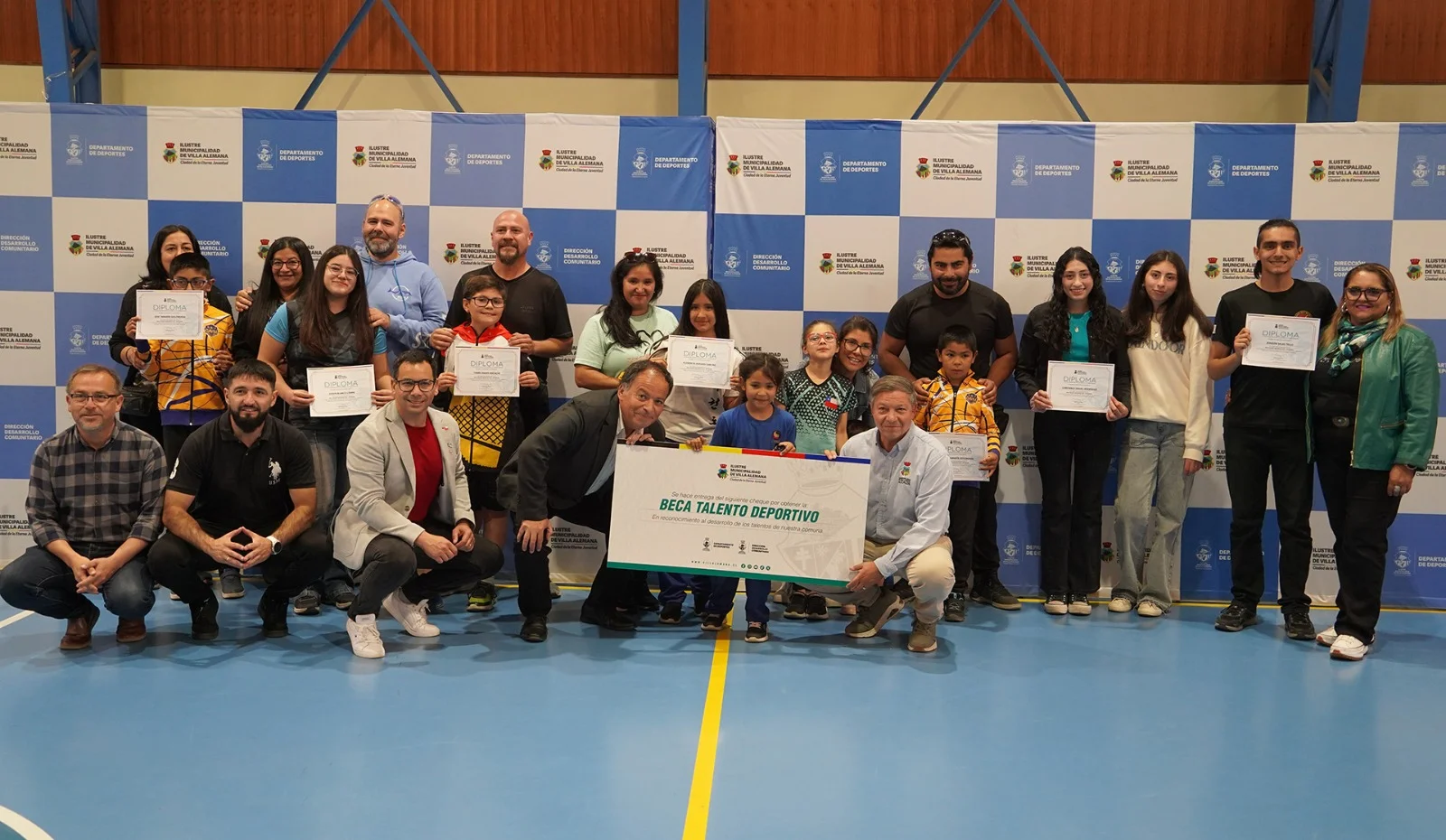 VILLA ALEMANA ENTREGA 68 BECAS DE TALENTO DEPORTIVO A JÓVENES DE LA COMUNA