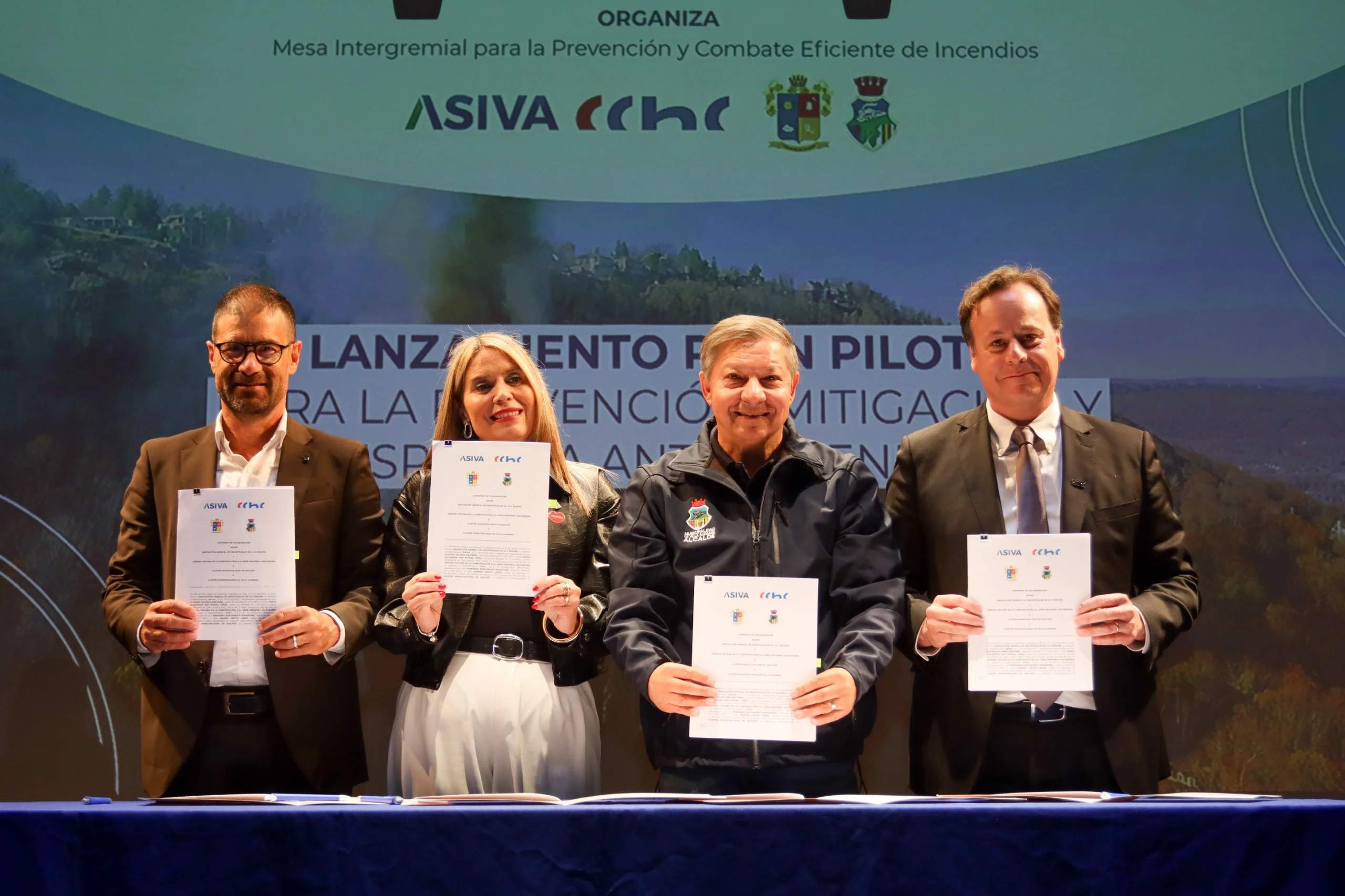 Mesa Intergremial de Incendios lanzó sistema de Alerta Temprana con cámaras con IA en Villa Alemana y Quilpué