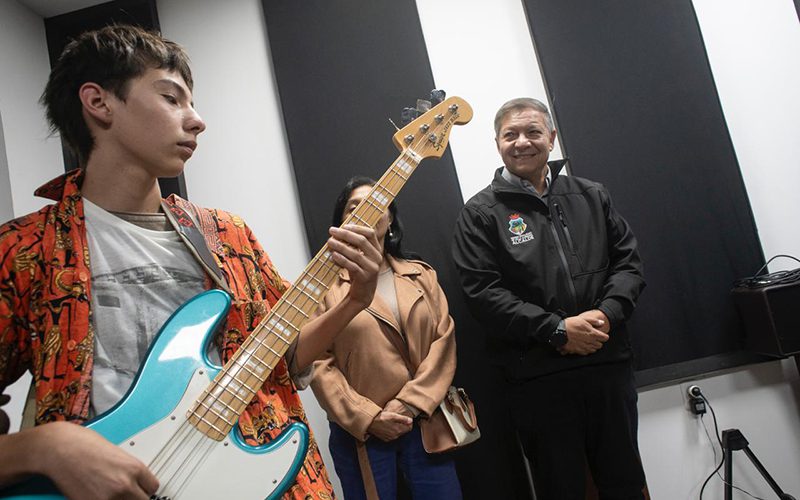 Municipalidad de Villa Alemana impulsa la música local con moderna sala de ensayo en Centro Cultural Gabriela Mistral