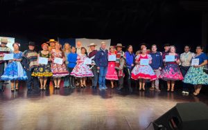 Parejas participantes en el Campeonato Provincial de Cueca del Adulto Mayor 2026 en Villa Alemana.