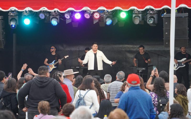 Familias participan en la Fiesta de la Chilenidad en el Parque Municipal Carlos Longhi Ruiz de Villa Alemana