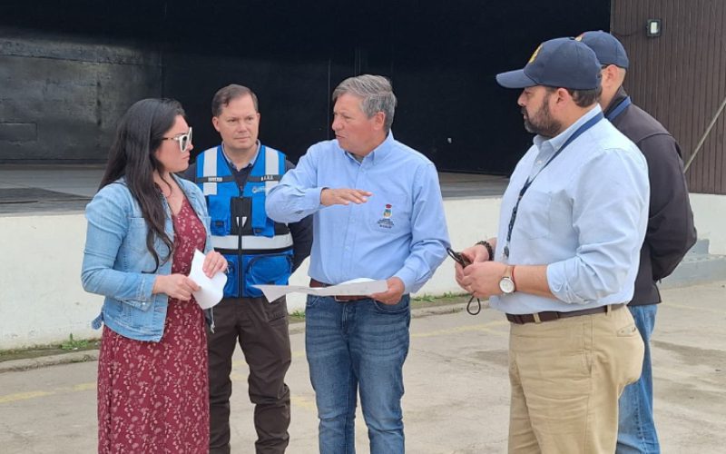 Visita inspectiva al recinto donde se realizará la Fiesta de la Chilenidad en Villa Alemana.
