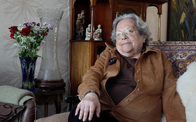Nancy Composto, nieta de Domingo Composto, en su hogar de Viña del Mar.