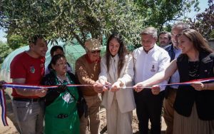 Inauguración del invernadero y huerto comunitario del Centro Diurno de Personas Mayores Nuevo Amanecer en Villa Alemana.