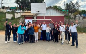 Inicio de obras de renovación de la multicancha y sede social Gerona en el sector Gumercindo de Villa Alemana